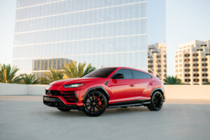 Red Urus Driver Side