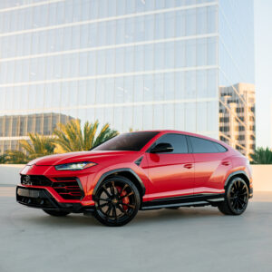 Red Urus Driver Side